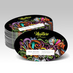 Oval Business Cards. Example oval business cards