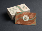 Business Cards. Sample design shown: Haven & Tail