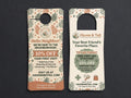 Door Hangers. Sample design shown: Haven & Tail
