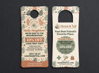 Door Hangers. Sample design shown: Haven & Tail
