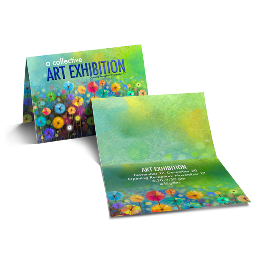 Greeting Cards. Example folded greeting cards