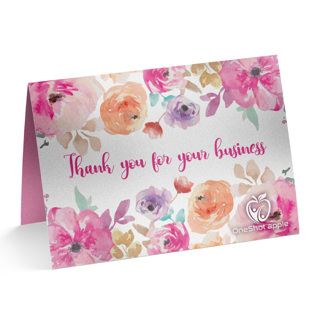 Greeting Cards. Example thank-you greeting card