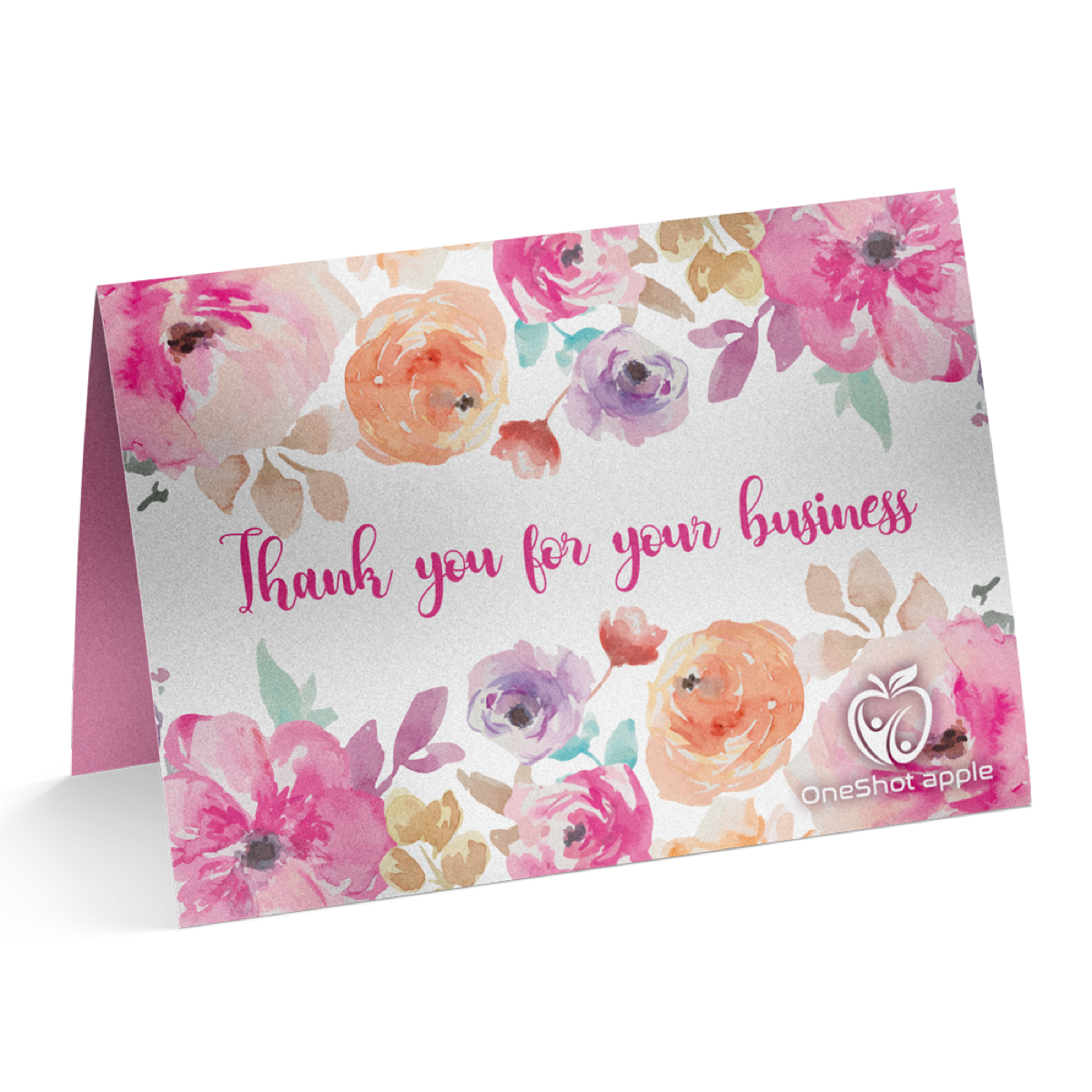 Greeting Cards. Example thank-you greeting card