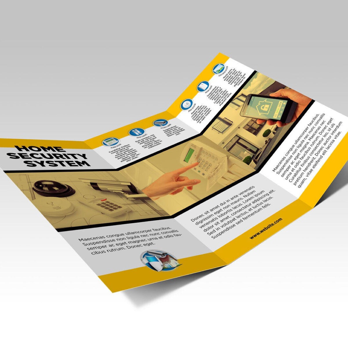 Tri-Fold Brochures. Example tri-fold brochure